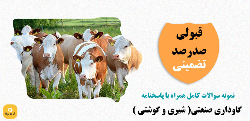 سوالات گاوداری صنعتی و گوشتی